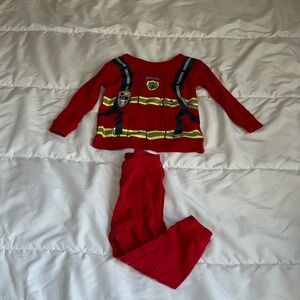 Gap Toddler Fire fighter pajamas 12-18 months